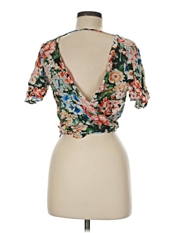 Zara Basic Short Sleeve Blouse (view 2)