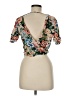 Zara Basic Tan Short Sleeve Blouse Size M - photo 2