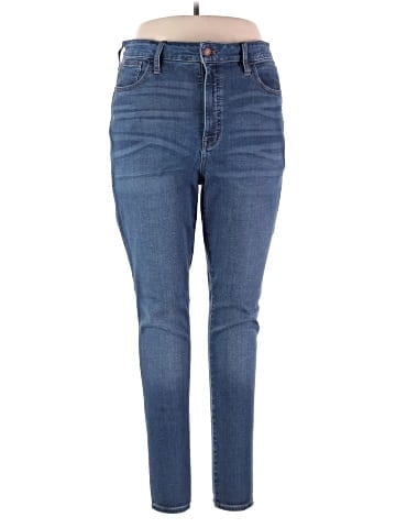 Madewell Tall Curvy Roadtripper Supersoft Jeans in Playford Wash (view 1)