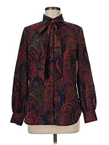 Lauren by Ralph Lauren Long Sleeve Blouse (view 1)