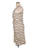 Unbranded 100% Polyester Stripes Tan Casual Dress Size XL - photo 5