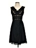 JS Collections 100% Polyester Black Cocktail Dress Size 6 (petite) - photo 1