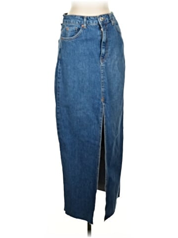 Stradivarius Denim Skirt (view 1)
