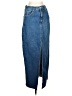Stradivarius Blue Denim Skirt Size 4 - photo 1