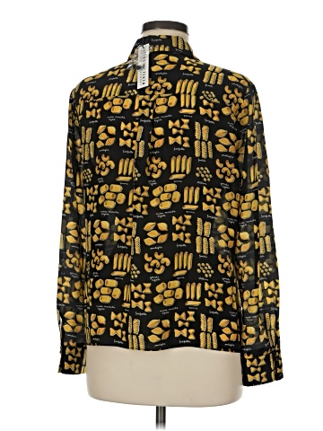 Alice + Olivia Long Sleeve Silk Top (view 2)