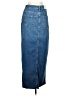 Stradivarius Blue Denim Skirt Size 4 - photo 2