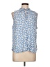 Ann Taylor LOFT Blue Sleeveless Blouse Size L - photo 1