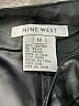 Nine West 100% Leather Black Leather Pants Size 12 - photo 7