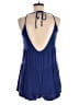 Minkpink Solid Blue Romper Size M - photo 2