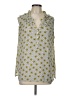Talbots 100% Polyester Yellow Sleeveless Blouse Size L - photo 1