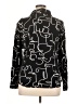 ELOQUII 100% Rayon Print Black Long Sleeve Blouse Size 14 Plus - photo 2
