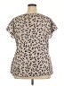 Shein Tan Short Sleeve Blouse Size 2X - photo 2