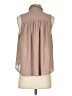 Joe's Jeans 100% Polyester Tan Sleeveless Blouse Size XS - photo 2