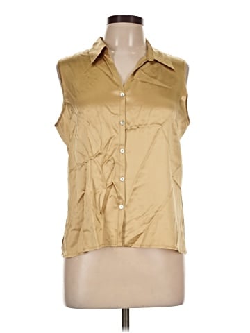 Casual Corner Sleeveless Silk Top (view 1)