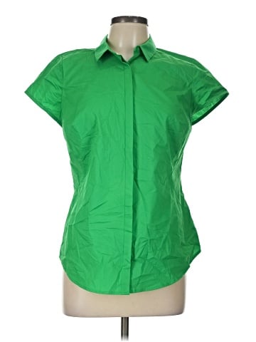 Worthington Short Sleeve Blouse (view 1)