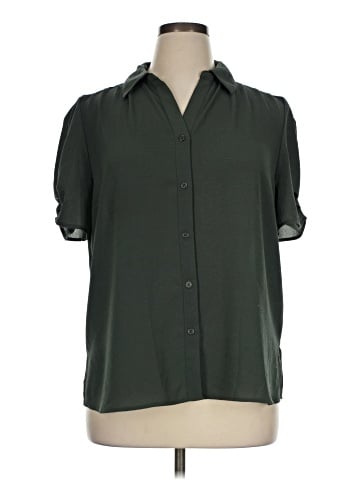 Adrianna Papell Short Sleeve Blouse (view 1)
