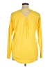 Zenobia Yellow Long Sleeve Top Size XL - photo 2