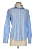Talbots Color Block Blue Long Sleeve Blouse Size 4 - photo 1