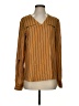 Maurices 100% Polyester Orange Long Sleeve Blouse Size S - photo 1