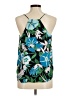 Ann Taylor LOFT 100% Polyester Green Sleeveless Blouse Size M (petite) - photo 2