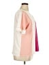 Bibi Color Block Pink Short Sleeve Blouse Size XL (estimated) - photo 4
