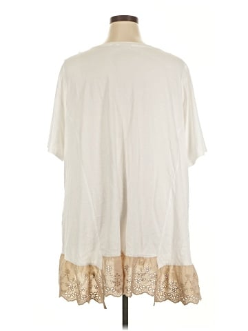 LOGO by Lori Goldstein Short Sleeve Top (view 2)