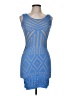 Bebe Blue Cocktail Dress Size Med - Lg - photo 1