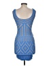 Bebe Blue Cocktail Dress Size Med - Lg - photo 2