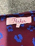 Parker 100% Polyester Floral Purple Cocktail Dress Size S - photo 4