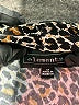 Elementz Animal Print Black Short Sleeve Blouse Size M - photo 7