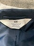 H&M 100% Polyester Solid Blue Blazer Size 3T - photo 3