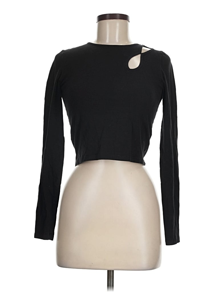 Pre-owned Cotton On Long Sleeve T-shirt In Black