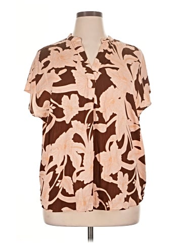 RACHEL Rachel Roy Short Sleeve Blouse (view 1)