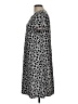 MSK Polka Dots Gray Casual Dress Size L - photo 5