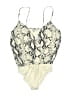 TOBI 100% Polyester Ivory Bodysuit Size XS - photo 1