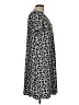 MSK Polka Dots Gray Casual Dress Size L - photo 4