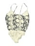 TOBI 100% Polyester Ivory Bodysuit Size XS - photo 2