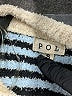 Pol 100% Polyester Houndstooth Ivory Pullover Sweater Size S - photo 7