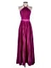 L'IDÉE 100% Polyester Purple Cocktail Dress Size 8 - photo 1
