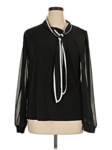 Cable & Gauge Long Sleeve Blouse (view 1)