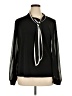 Cable & Gauge Black Long Sleeve Blouse Size XL - photo 1
