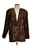 Assorted Brands 100% Triacetate Print Brown Blazer Size S - photo 1