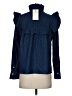 Tuckernuck Blue Long Sleeve Blouse Size S - photo 2