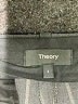 Theory Stripes Black Wool Pants Size 4 - photo 7
