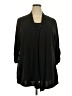 White Stag Black 3/4 Sleeve Blouse Size 3X - photo 1