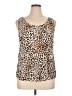 Faded Glory 100% Rayon Tan Sleeveless Top Size XL - photo 1