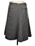 J.Crew 100% Wool Chevron-herringbone Gray Wool Skirt Size 10 - photo 2