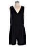Nina Leonard Solid Black Romper Size L - photo 1