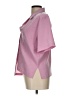 GU Hearts Pink Short Sleeve Blouse Size L - photo 5