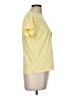 Assorted Brands Solid Graphic Yellow Short Sleeve T-Shirt Size M - photo 4